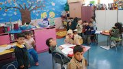 A classroom in Peñalolén (a neighborhood of Santiago, Chile) where "Un Buen Comienzo" is being implemented