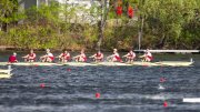 The undefeated varsity heavies in action at the Sprints