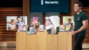 Charlie Greene pitches his startup, a tech-driven family memory book, to Shark Tank