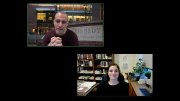 Zoom meeting with two people