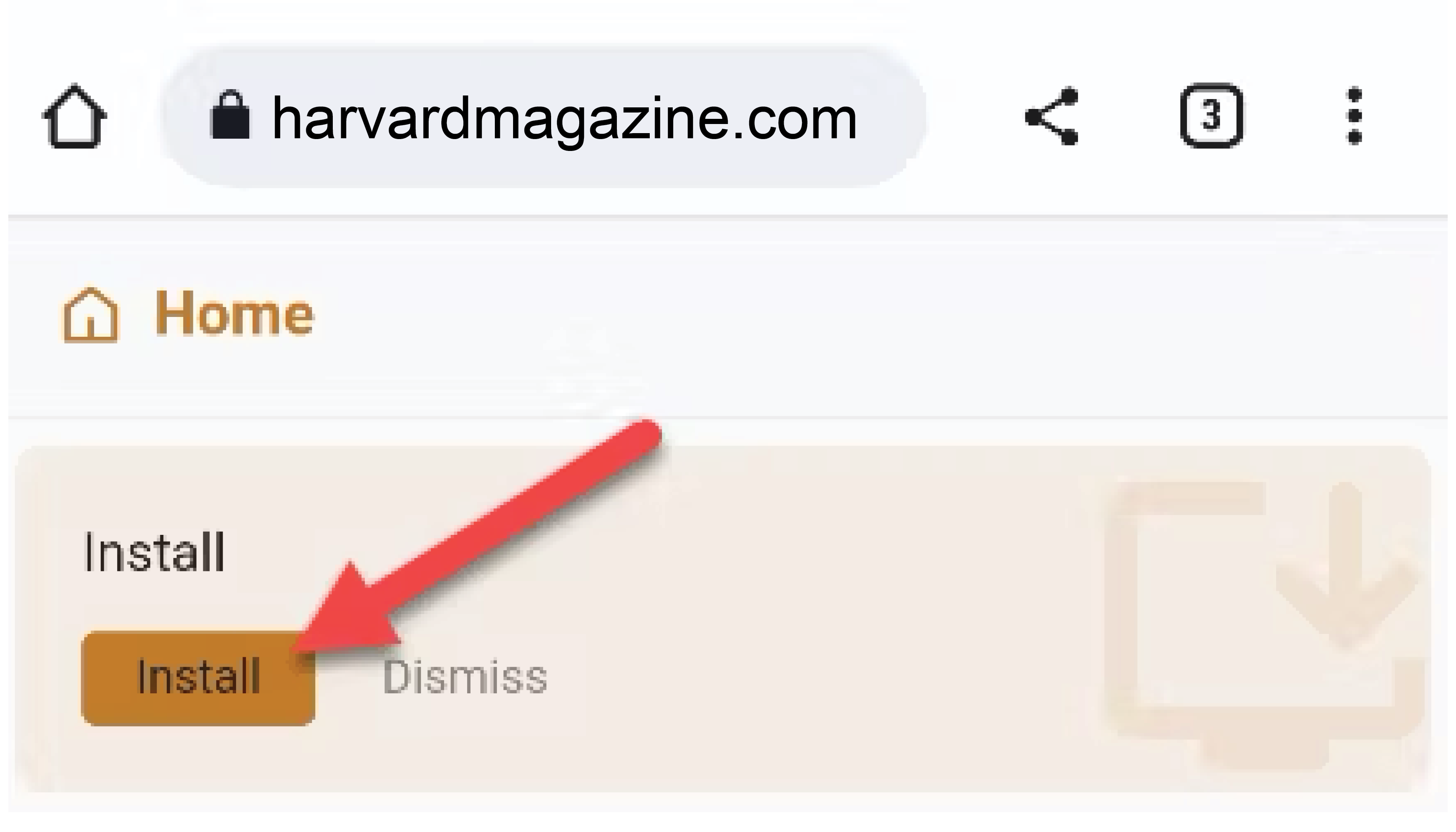install harvardmagazine.com